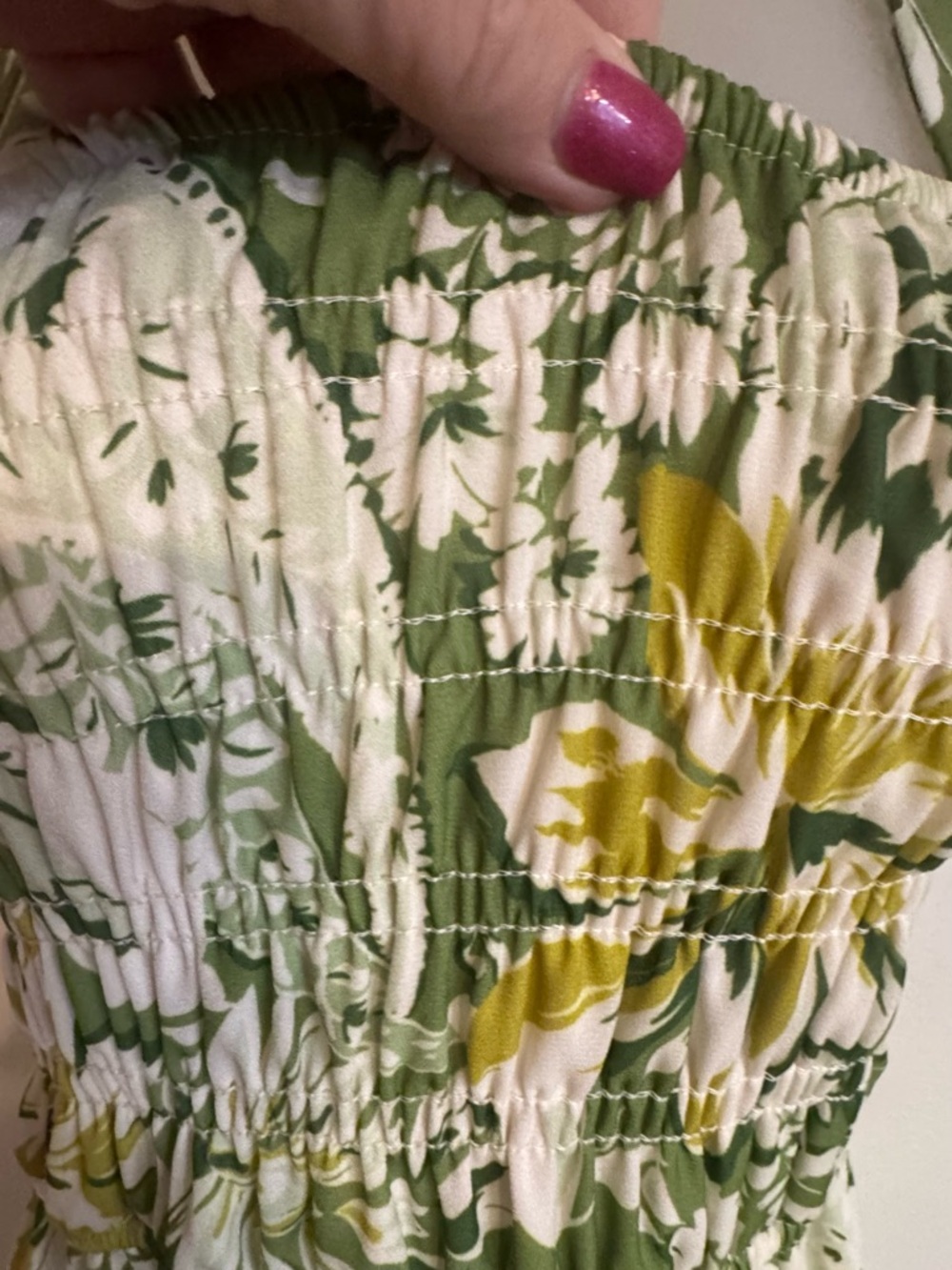 NWT Francesca's Collections Shades of Greens Floral Sun Dress   XSMALL    #CL - Picture 3 of 8